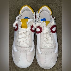 Loewe Ballet Sneakers white yellow red 8 US